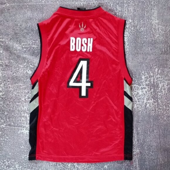 ADIDAS NBA RAPTORS CHRIS BOSH #4 Red Basketball Jersey KIDS